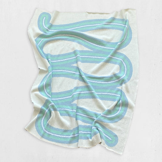 BREEZE recycled cotton throw blanket